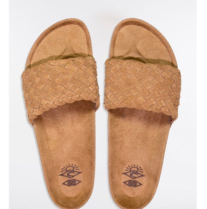 Marbella Slide – Chestnut 