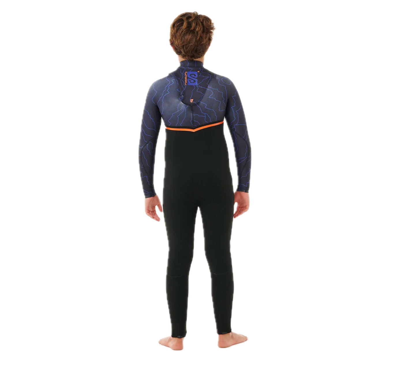 Flashbomb 3/2 Front Zip Junior Wetsuit Purple Night 
