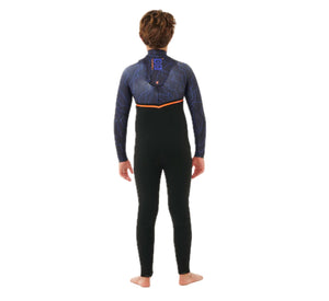 Flashbomb 3/2 Front Zip Junior Wetsuit Purple Night 