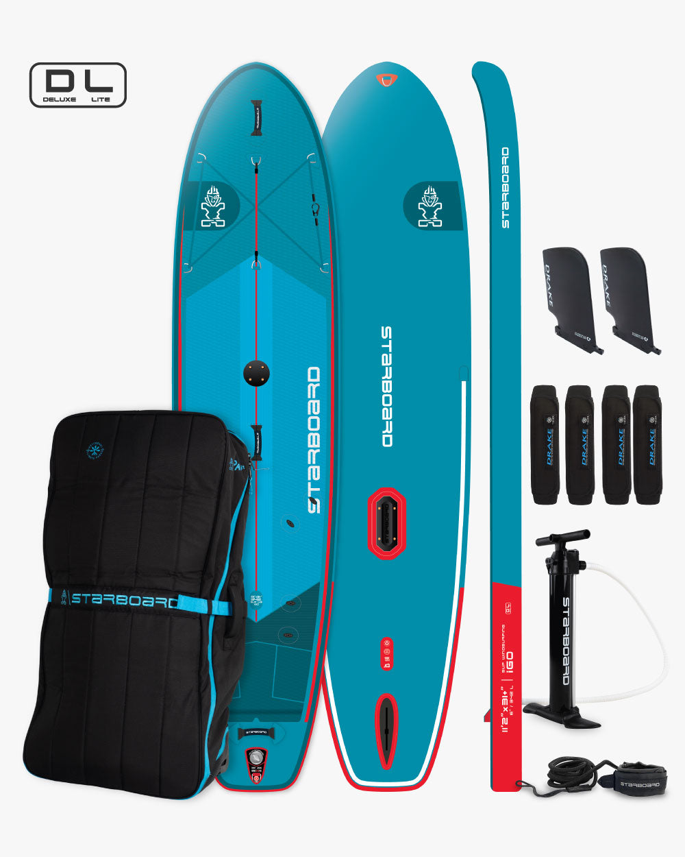 iGO tavola SUP windsurf gonfiabile Deluxe Lite