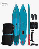 Touring 12'6 tavola SUP windsurf gonfiabile Deluxe Lite