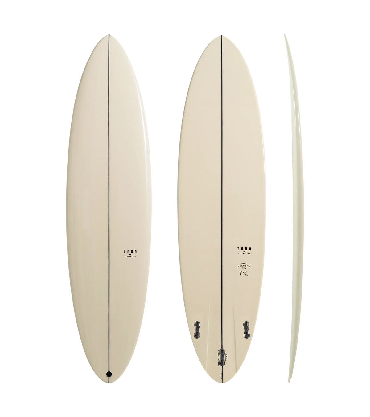 Torq Delpero Twin TEC - FCS II - 3 Fin