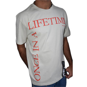 T-SHIRT Shark Once in a Lifetime White